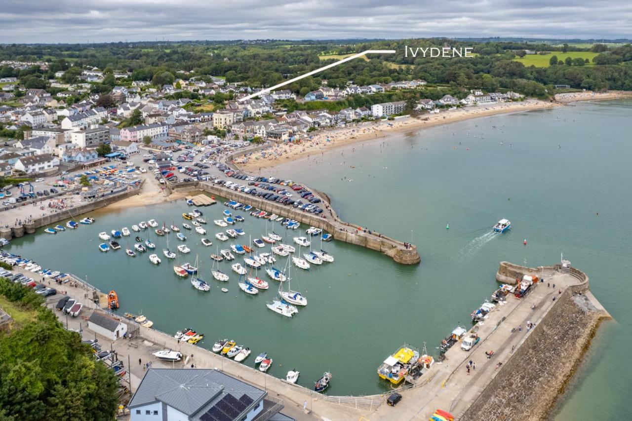 Ivydene - Beautiful Cottage, Stone Throw From Beach, Wonderful Sea Views Saundersfoot Kültér fotó